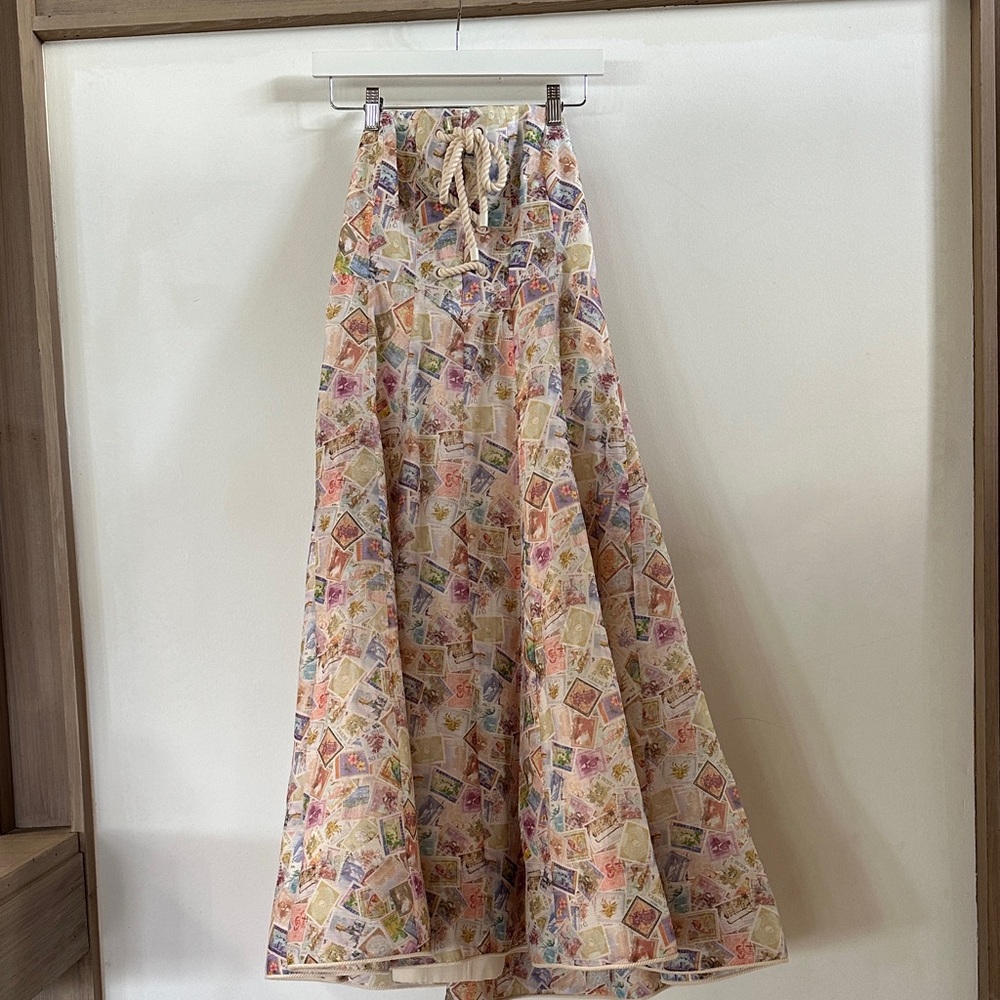 Zimmermann Silk+Linen Strapless Dress (M)